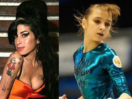 Amy Winehouse e Viktoria Komova