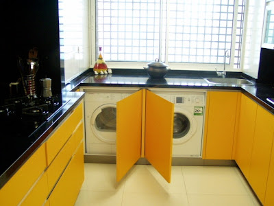 Cuando la Lavadora está en la Cocina