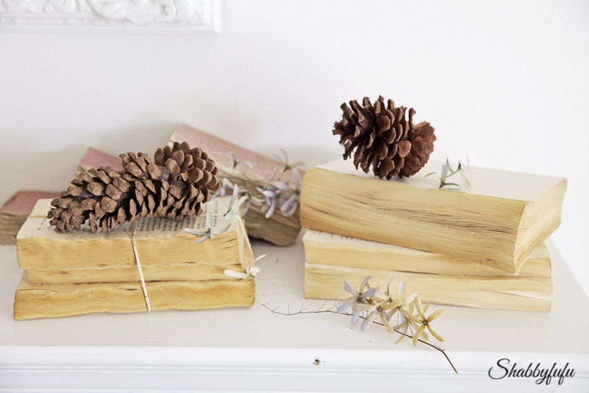 DIY * How To Make New Books Look Old