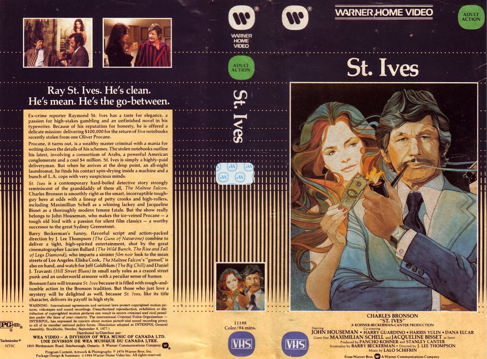 VHS Cover Scans St. Ives (1976)