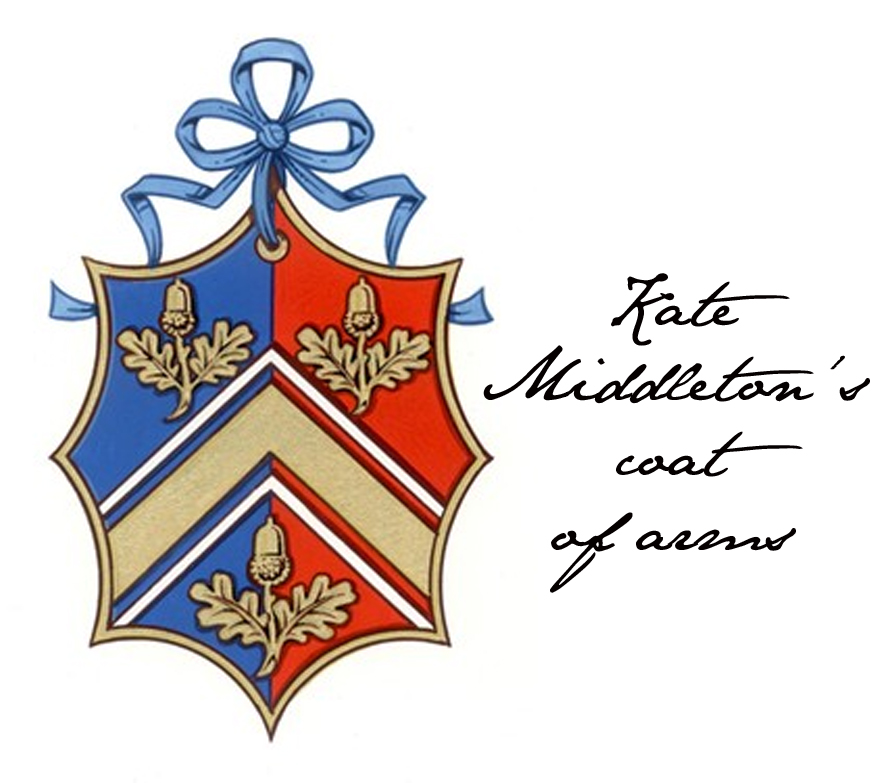 The Middleton family commissioned the coat of arms which features three 