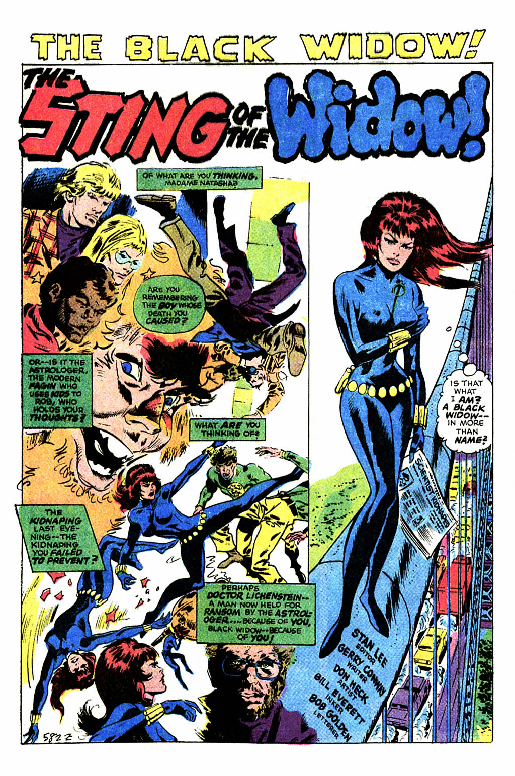 Black Widow Splash By Don Heck And Bill Everett Black Widow Marvel Widow Black Widow Splash By Don Heck And Bill Everett Black Widow Marvel Widow