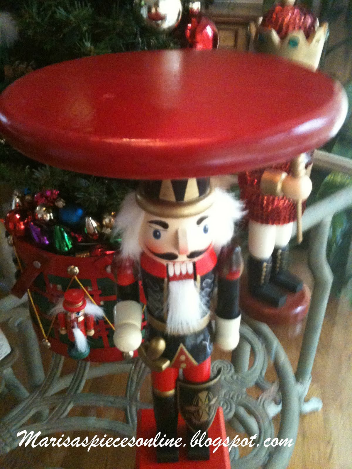 Marisa's Pieces Nutcracker Wreath and Serving Platter