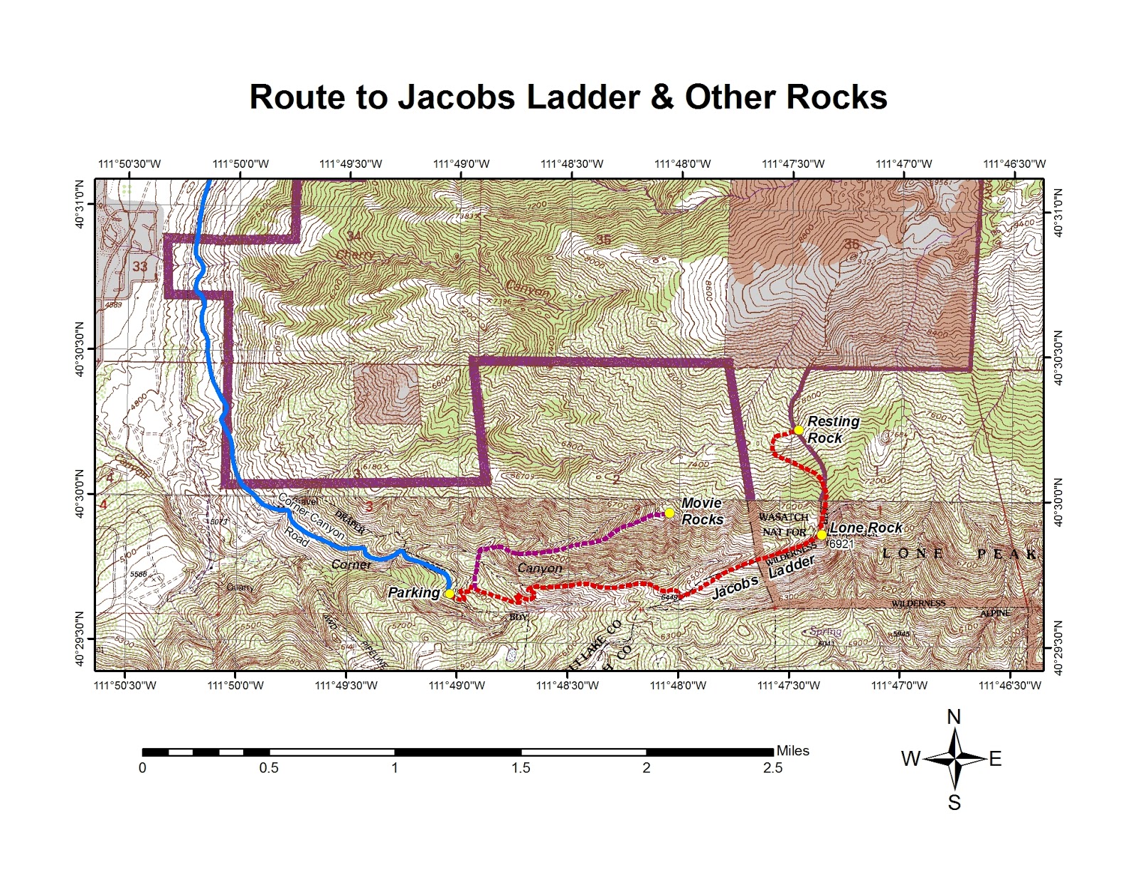 Mark's Hikes and Treks Jacobs Ladder & Other Rocks