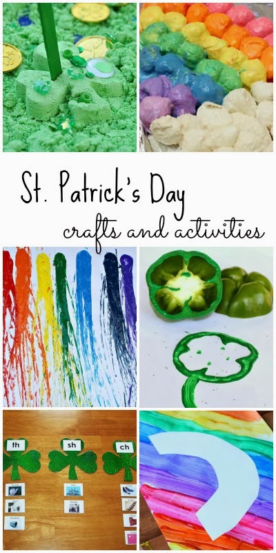 25+ awesome crafts and activities for kids with a St. Patrick's Day theme.