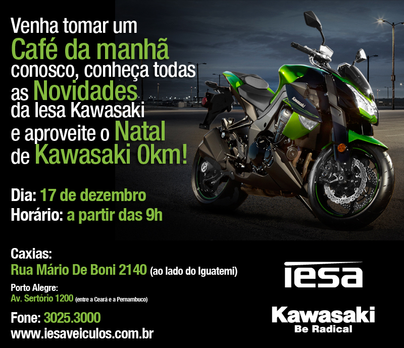 Venha conhecer um pouco da - Kawasaki Paddock Motos
