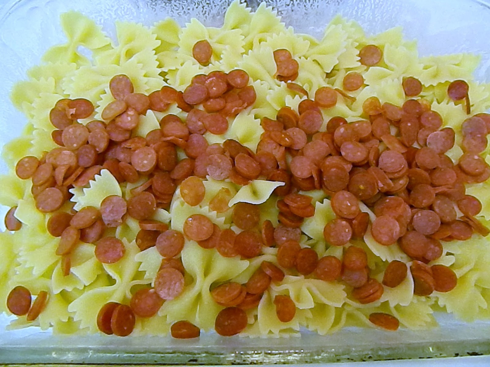 PolkaDotty Place Pepperoni Pasta Bake