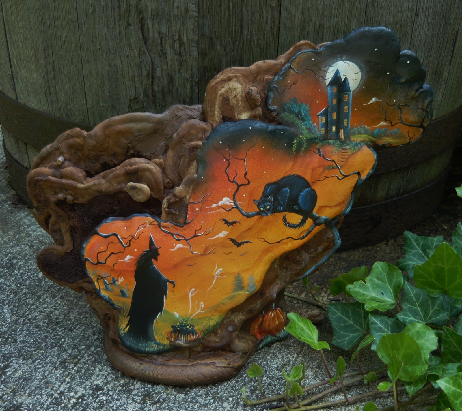 MAGIC BRUSH STUDIO OOAK TREE FUNGUS ART on eBay this week!