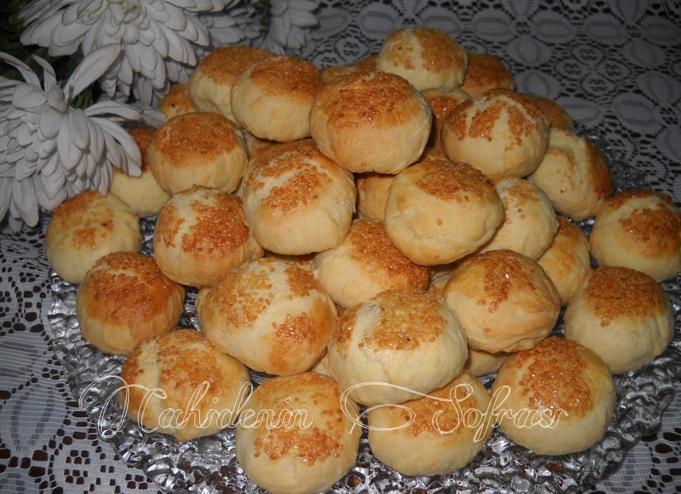 Cahide�nin Sofrası mahlepli kurabiye