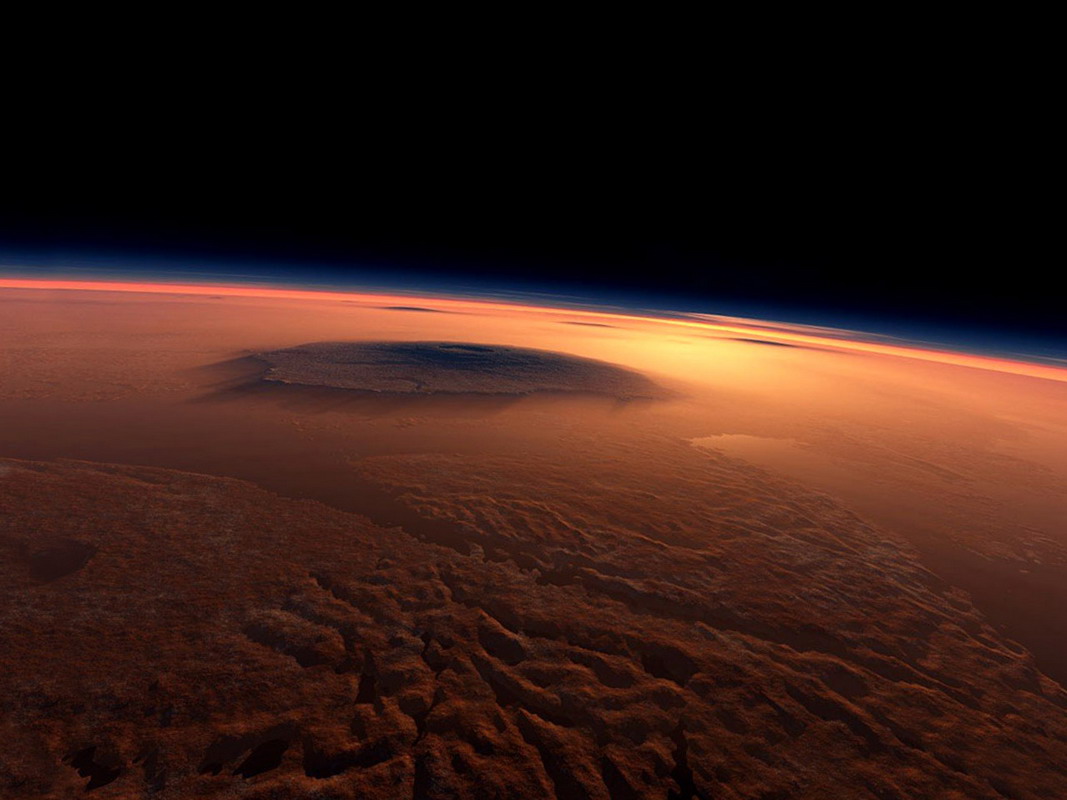 Animated Mars Planet