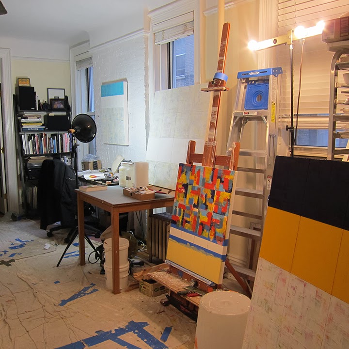 Studio visit Matthew Langley and the palette knife Two Coats of Paint