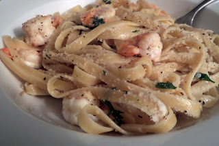 Shrimp Scampi and White Wine Sauce from What's for Dinner, Joybee? 