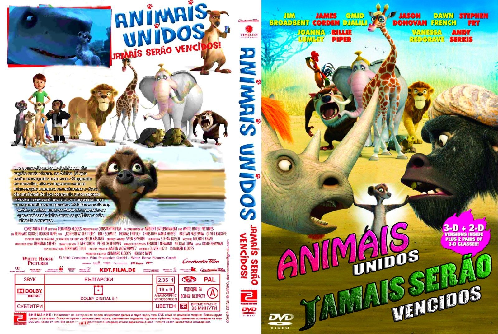 Animais Unidos - Jamais Serão Vencidos (Blu Ray )