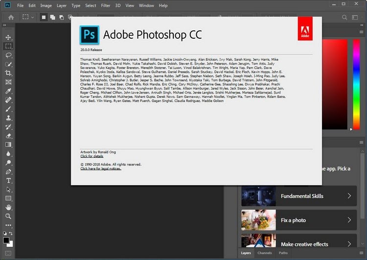 Adobe Photoshop CC 2019 v20.0.4 Portable macOS Torrent