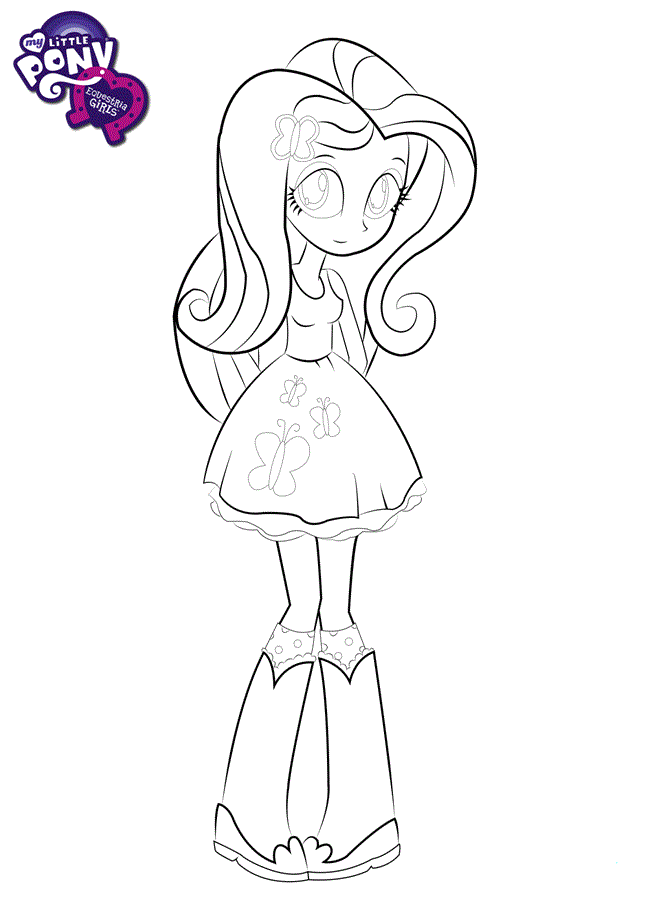 Desenhos Para Pintar - Desenhos das Equestria Girls My Little Pony