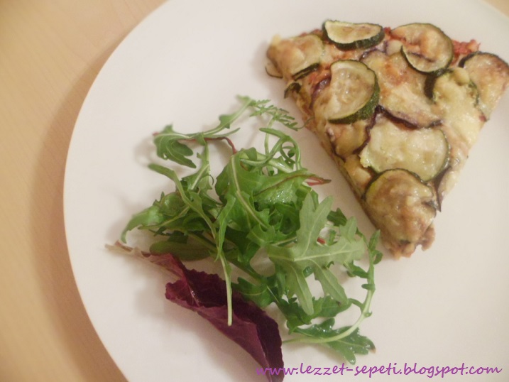 Lezzet Sepeti Kabaklı Patlıcanlı Pizza