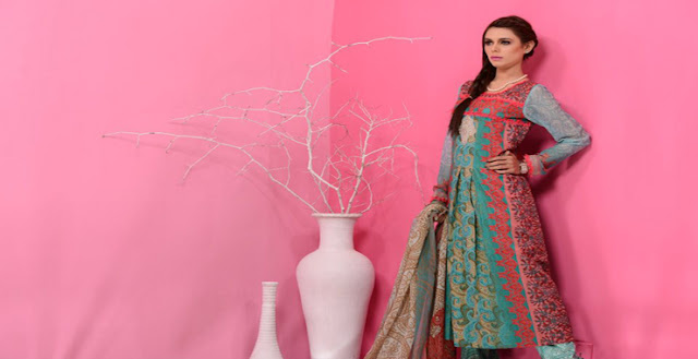 Spring-Summer Women & Girls Lawn Dresses Collection 2013 By Aroshi