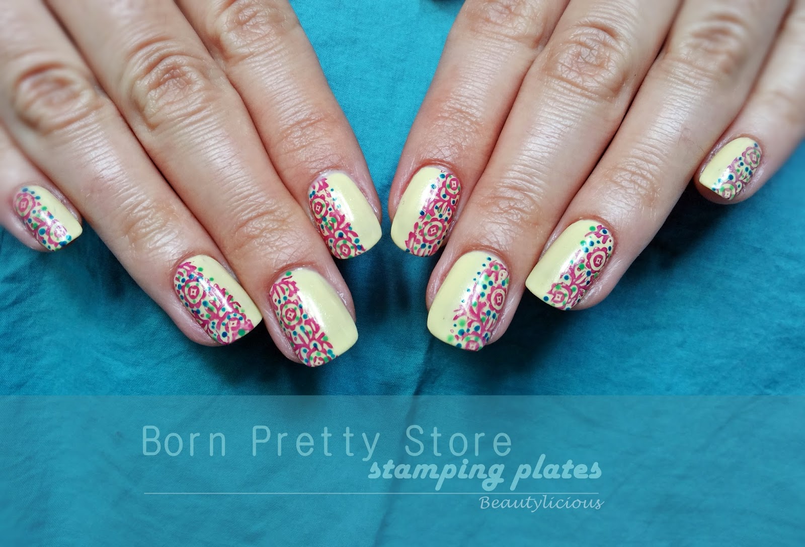 Pretty Adventures Born Pretty Store Review Color Blocking Stamping