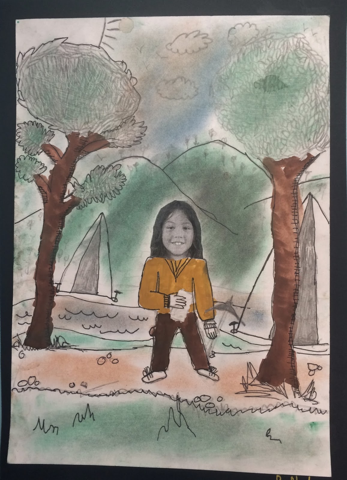 Art with Mrs Baker: Grade 5 Gold Rush Artworks