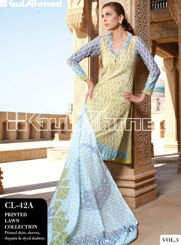 Gul Ahmed Ideas The Original Lawn Collection 2013 Vol3