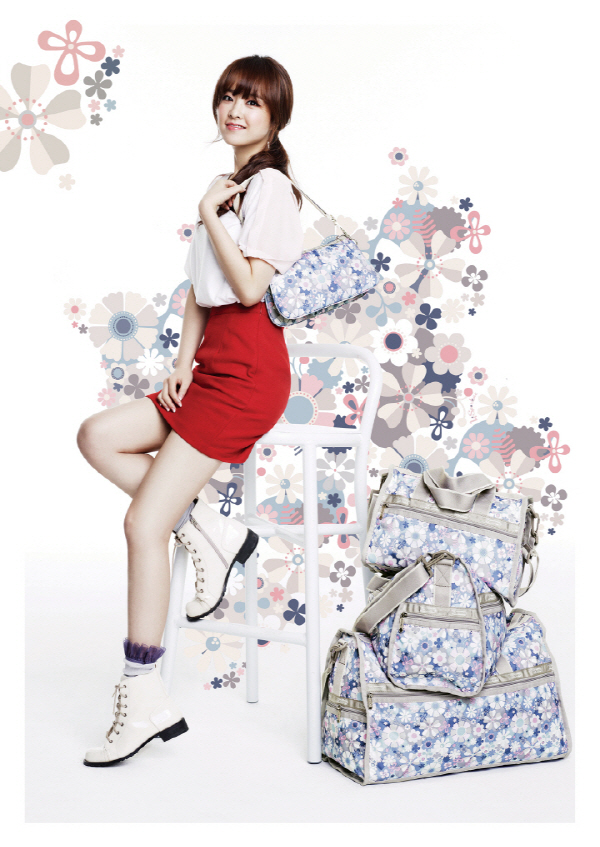 twenty2 blog Park Bo Young for LeSportsac Korea Spring/Summer 2013 Ad