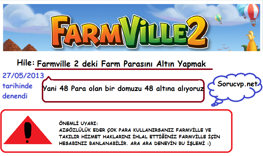 Farmville 2 ürünleri ücretsiz alma hilesi.