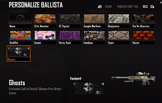 comment avoir le camouflage ghost bo2