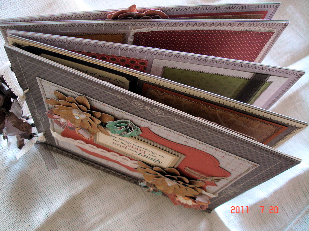 Scrapbooking by Phyllis Family Premade 12x12 Chipboard Scrapbook Album