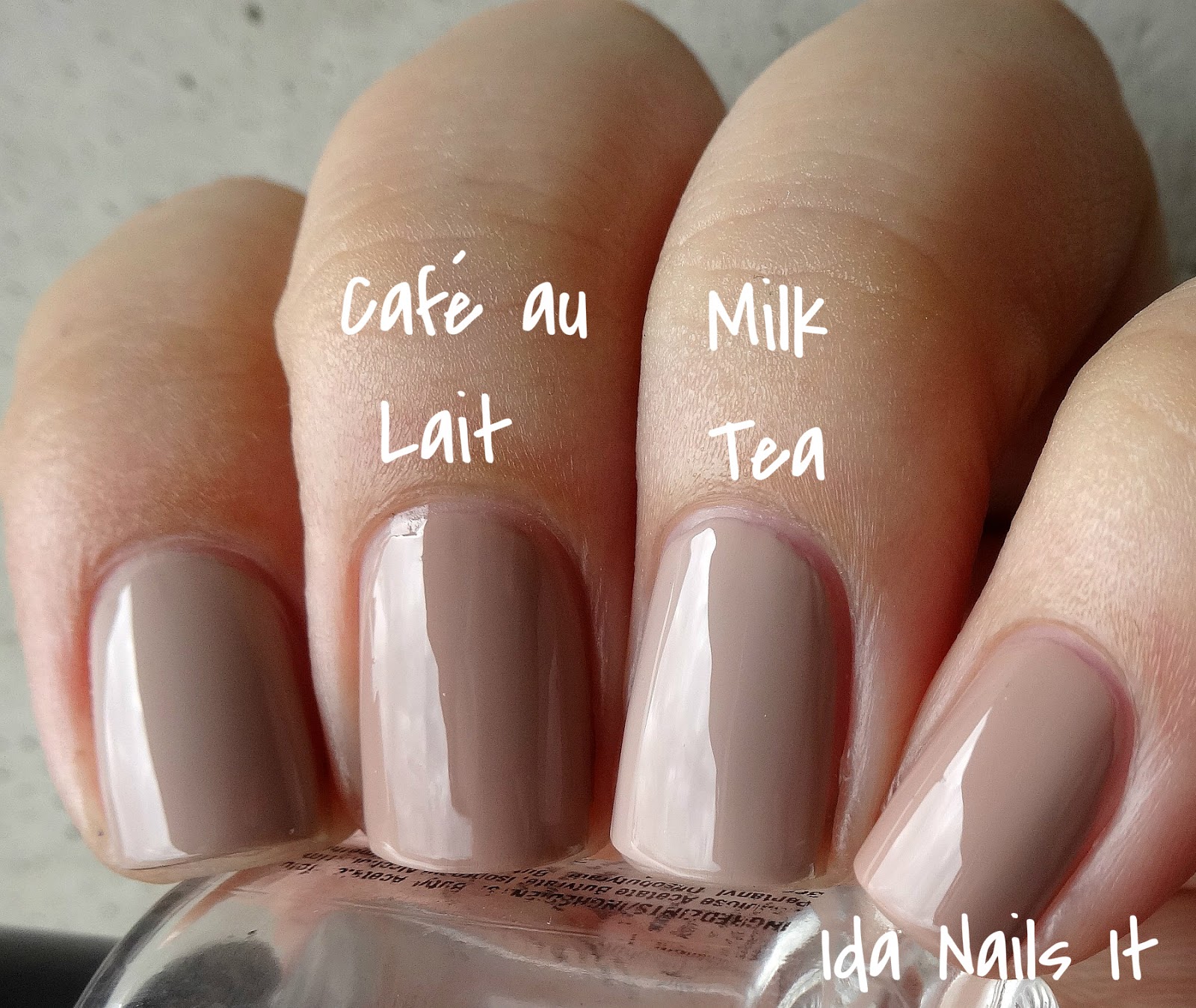 Ida Nails It Lacquer Lust Au Natural Collection Swatches and Review