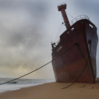 Cristina Ballesteros, autora de "La playa"  en "Postales desde el fin del mundo"