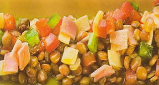 Ensalada de lentejas con queso recetas