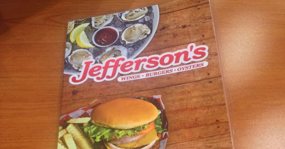 Jefferson's Menu