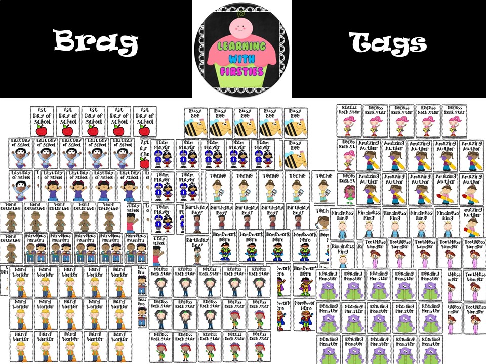 Learning With Firsties Do You Brag Tag?