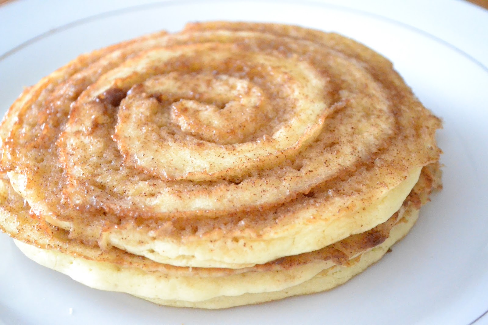 cinnamon roll pancakes