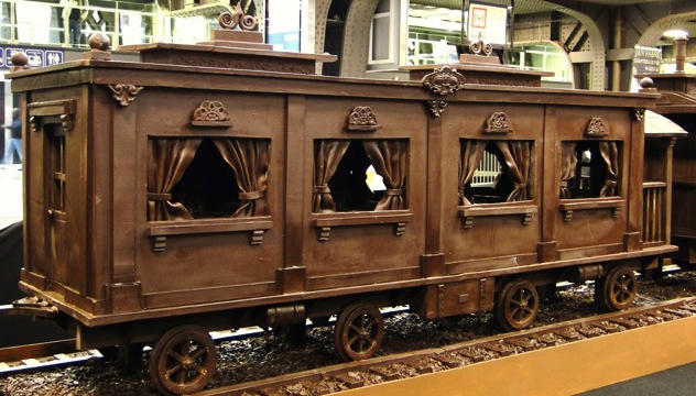 Just A Car Guy The chocolate train, new Guinness World