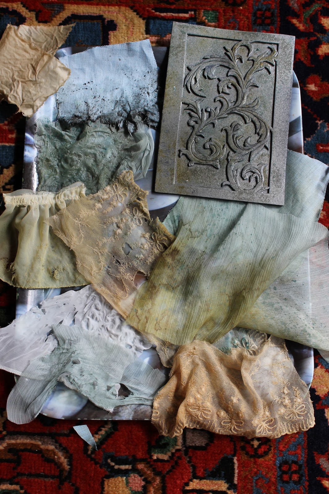 Rachael Fraser Fabric Distressing