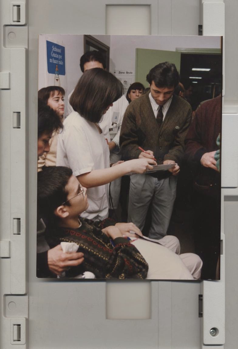 Estant a l'Hospital de Sant Pau 1991/1992