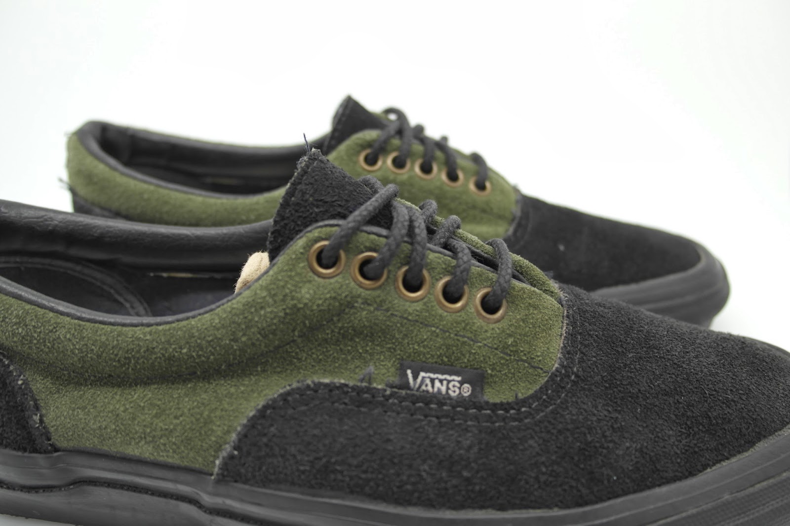 vans era green black