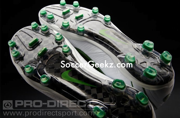 nike tiempo white green