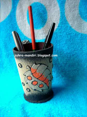 Kepompong Kreatif Membuat Lukisan Pasir Sendiri