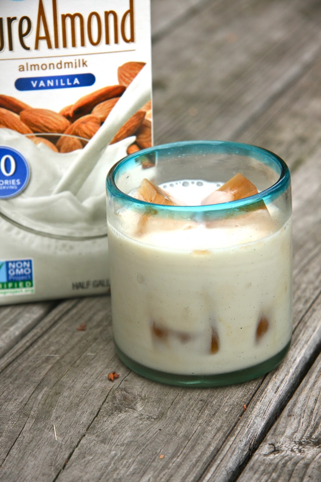 Teach Me How To Cookie Coffee Ice Cubes in Almond Milk