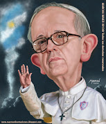 Caricatura de J.M. Bergoglio, Papa Francisco. caricatura papa francisco papach