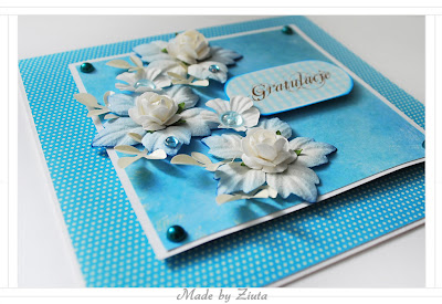 scrapbooking kartka narodziny gratulacje