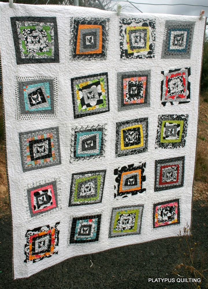 Gone Aussie Quilting Wonky Log Cabin Quilt