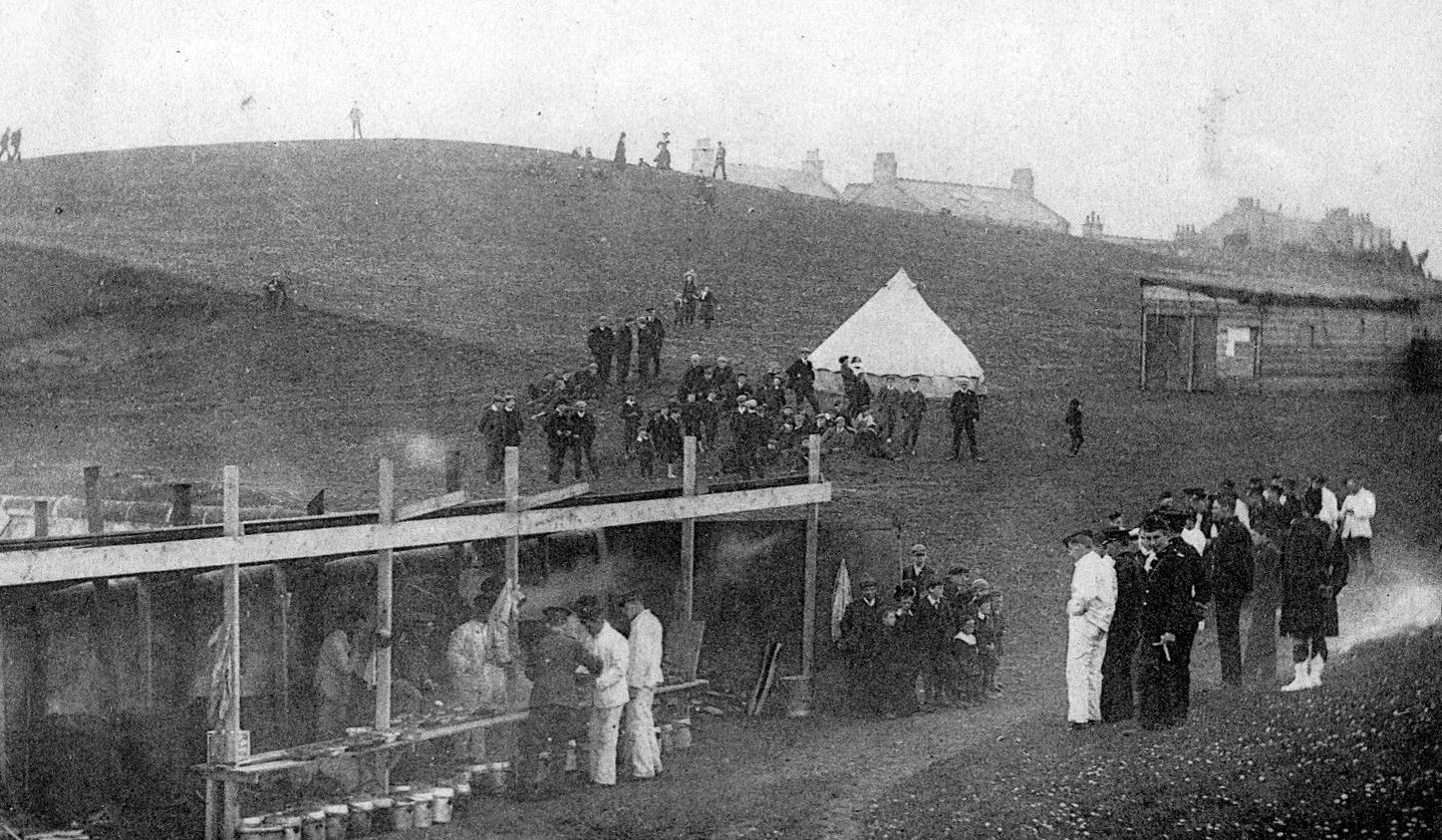 Tour Scotland Photographs Old Photograph Army Camp Kitchen Kinghorn