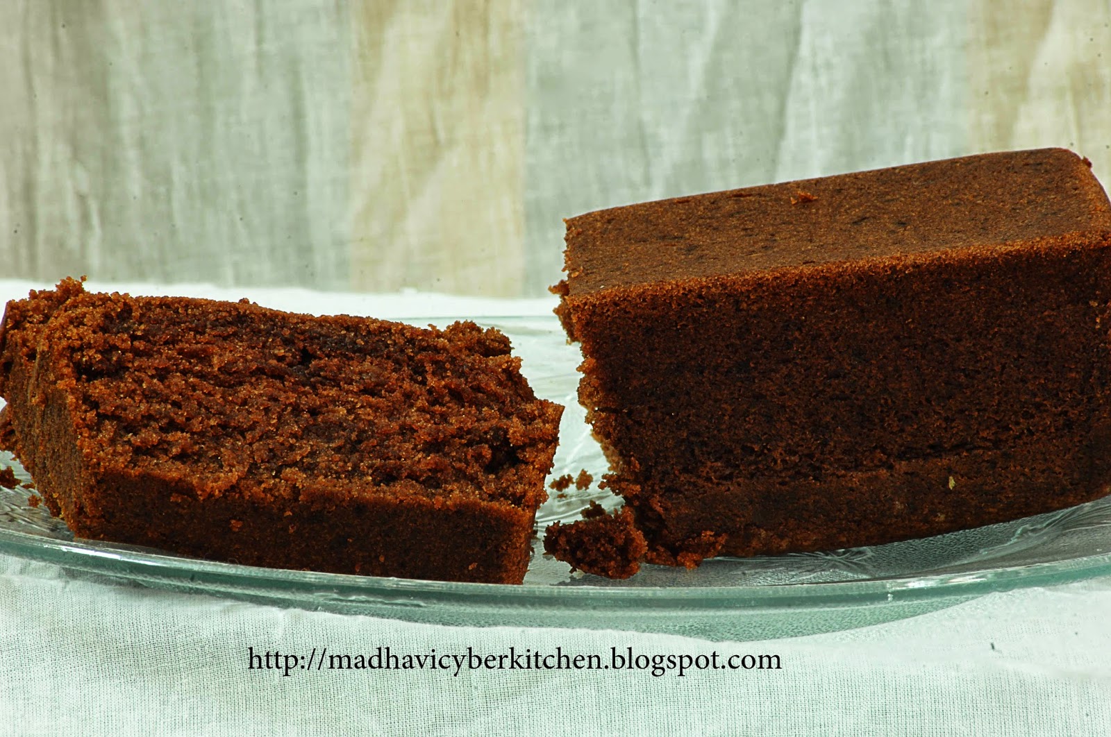 Madhavi's Cyber Kitchen Choco Tofu Cake