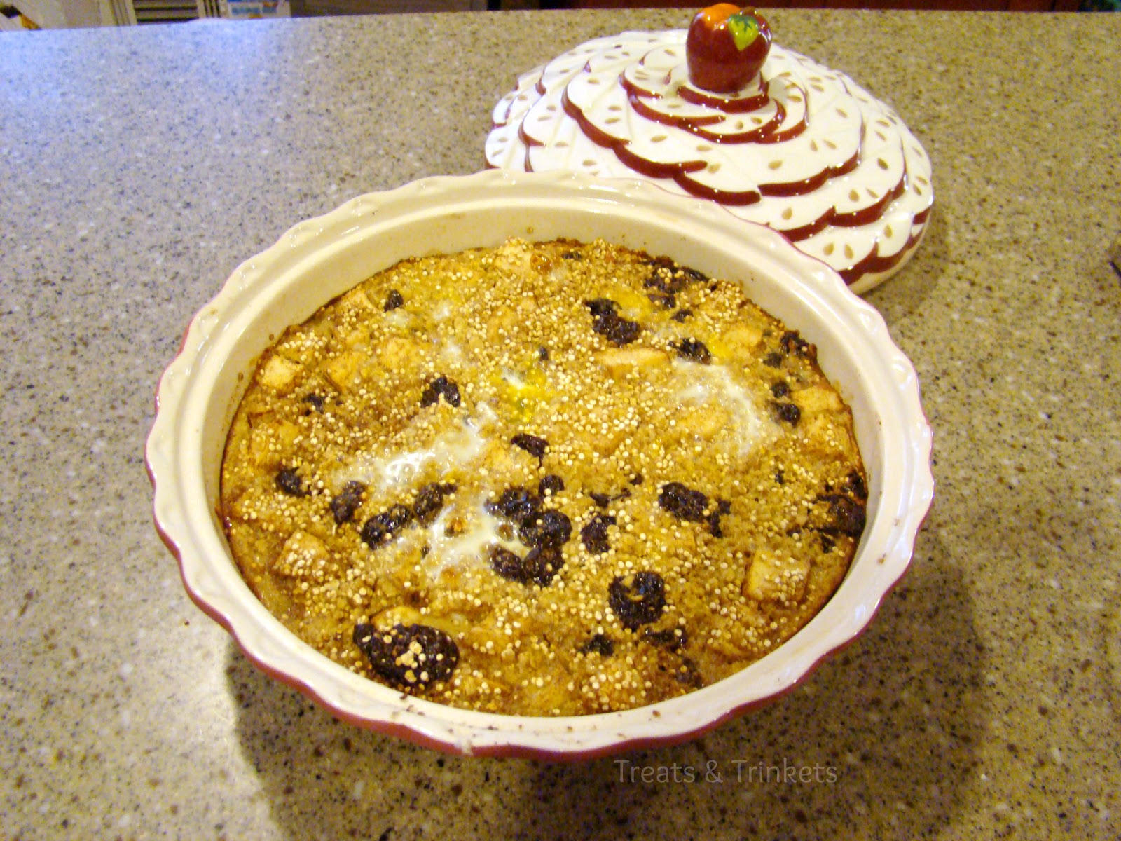 Treats & Trinkets Apple Baked Oatmeal & Quinoa