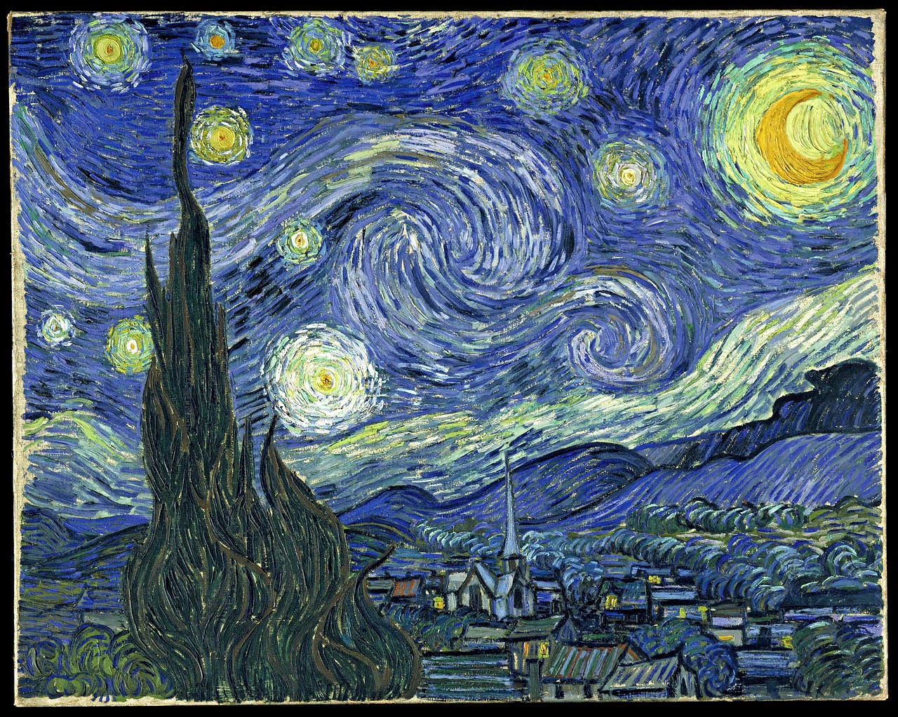 Vincent Van Gogh Notte Stellata Artesplorando