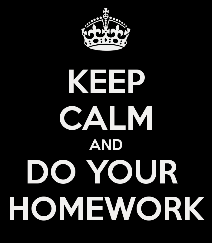 Where to do your homework