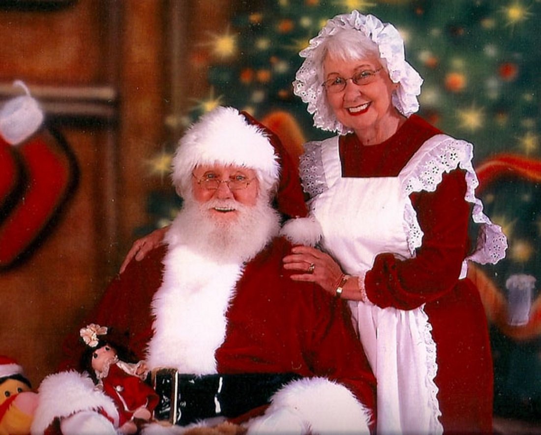 Santa claus woman likes huge